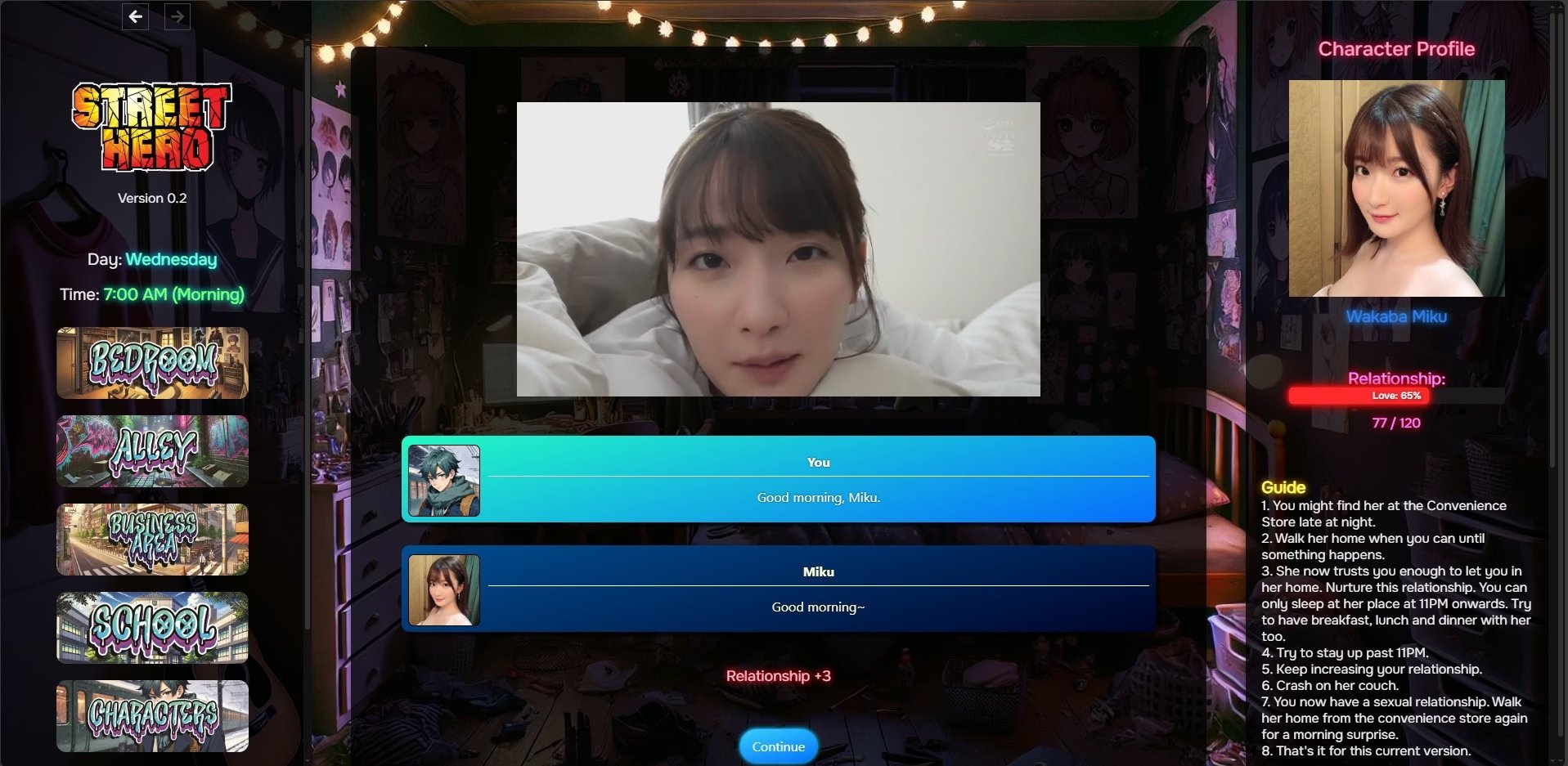 SLG/真人/HTML丨街头英雄/Street Hero V0.8 浏览器汉化 【20251005】 游戏截图 1