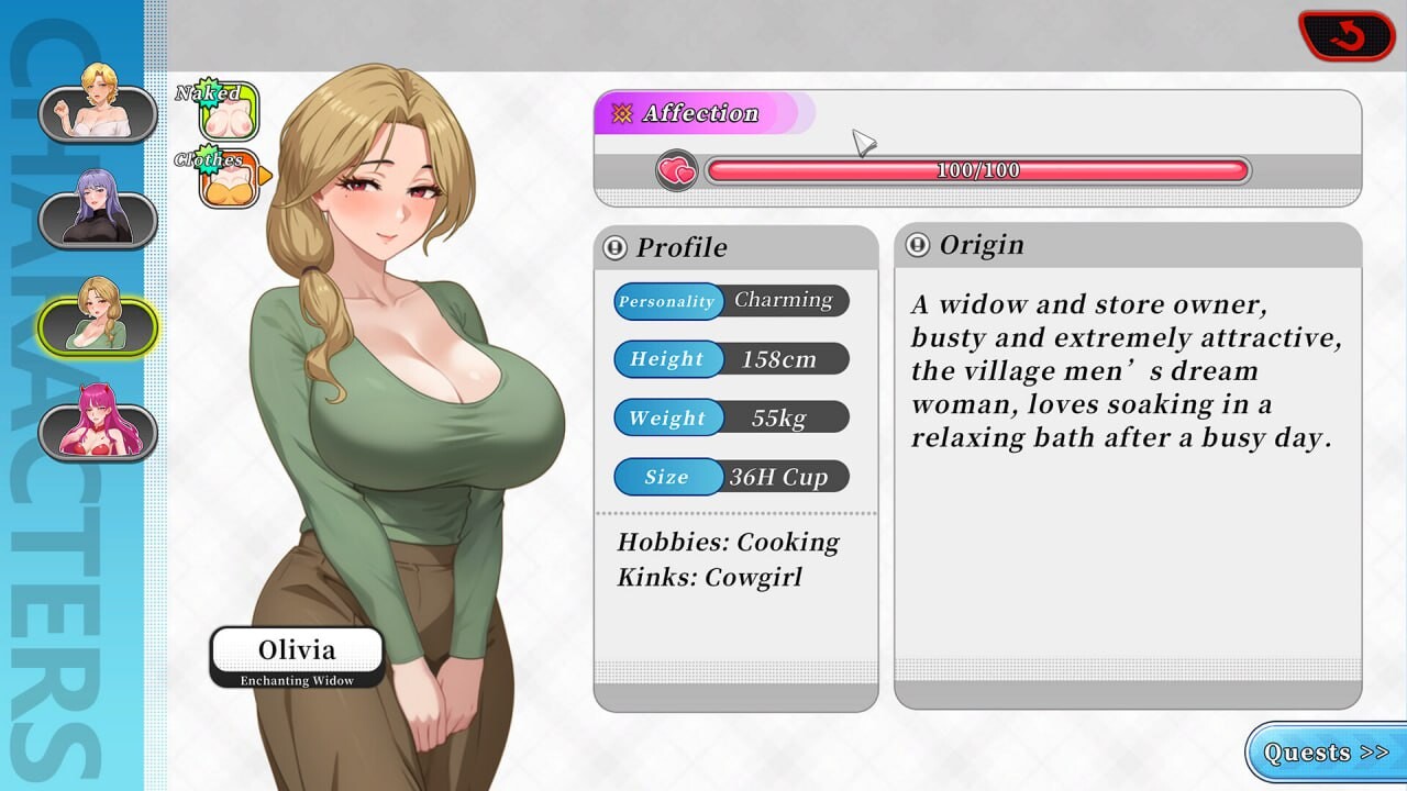 互动SLG/中文/更新丨幸福岛幻想/Happy Island Fantasy V1.0.7.1 官方中文步兵版+存档 【20251014】 游戏截图 6
