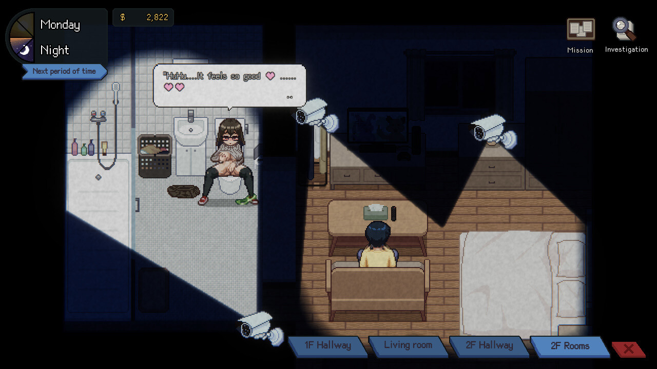 SLG/STEAM官中/更新丨管理员的窥视+DLC(Peeping Dorm Manager ArtBook) Ver1.0.5 【20231225】 游戏截图 4