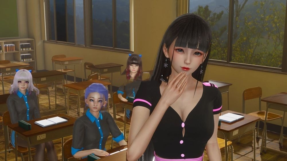 亚洲风SLG/动态/更新丨 那位新老师 That New Teacher V0.6  汉化版【20241026】 游戏截图 4