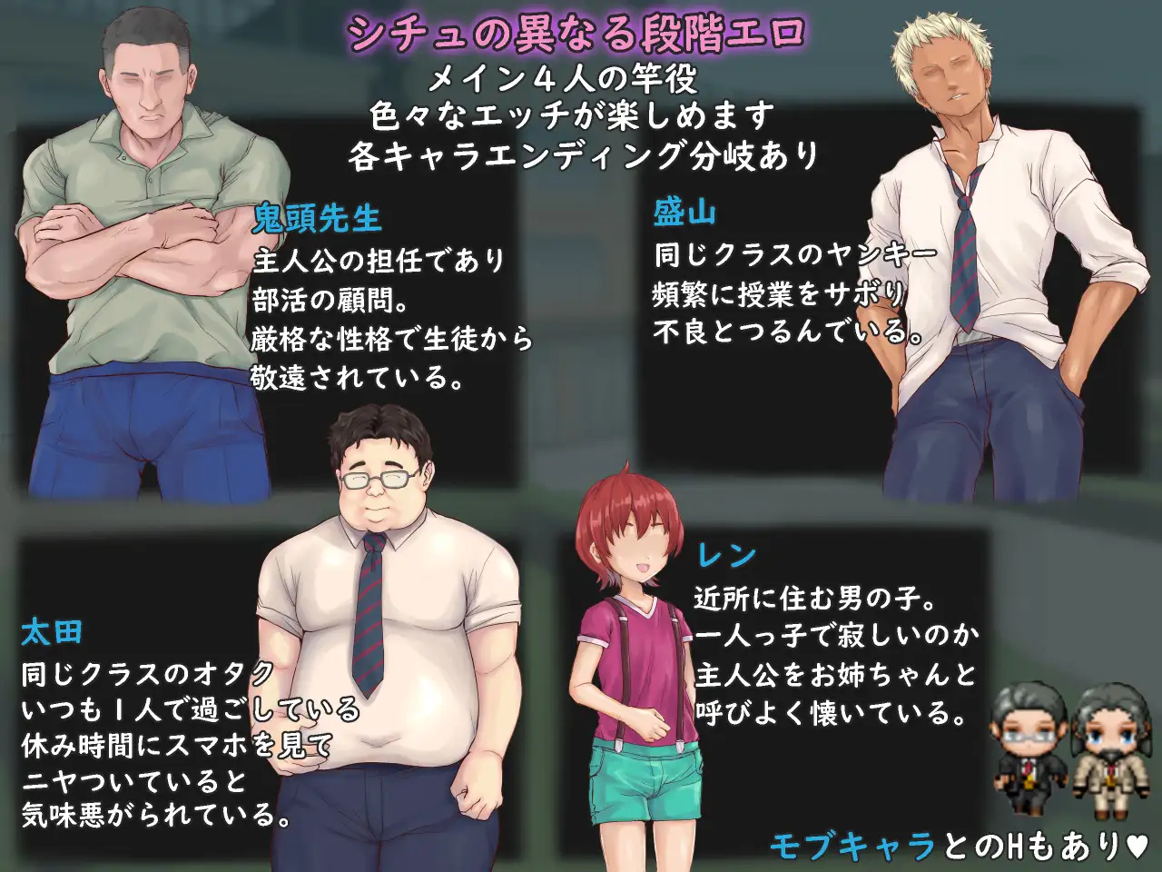 日系RPG汉化2D丨处女对性的觉醒~与男人的夏天的经历汉化版 性に目覚める処女～男達とひと夏の体験～丨【20230715】 游戏截图 6
