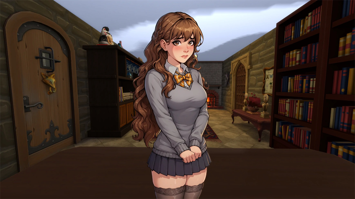 欧美SLG/AIGPT汉化/2D丨赫敏训练师 Hermione Trainer v0.2【20240914】 游戏截图 3