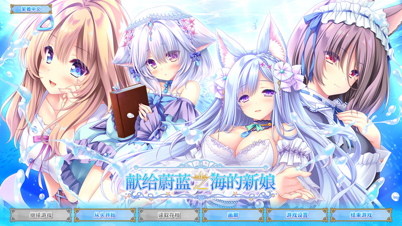 大型ADV/纯爱后宫/2C丨献给蔚蓝之海的新娘（遥か碧の花嫁に）V1.0 STEAM官中+全CG存档【20240814】 游戏截图 2