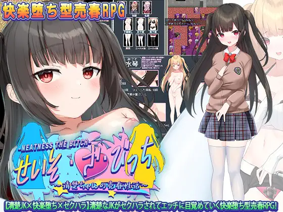 RPG/机翻/新作丨せいそ・ざ・びっち ～清楚ちゃんのセクハラ売春性活～V2 丨【20230715】 游戏截图 4