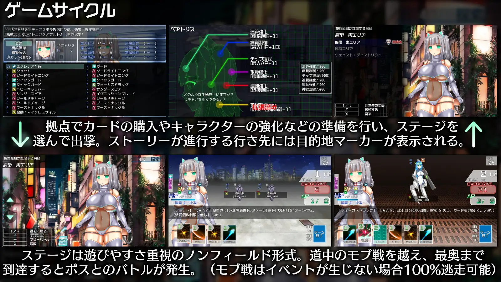 卡牌战略RPG/异种X/PC丨 神经元日食 ニューロン・エクリプス v1.2 AI汉化版 【20250123】 游戏截图 8