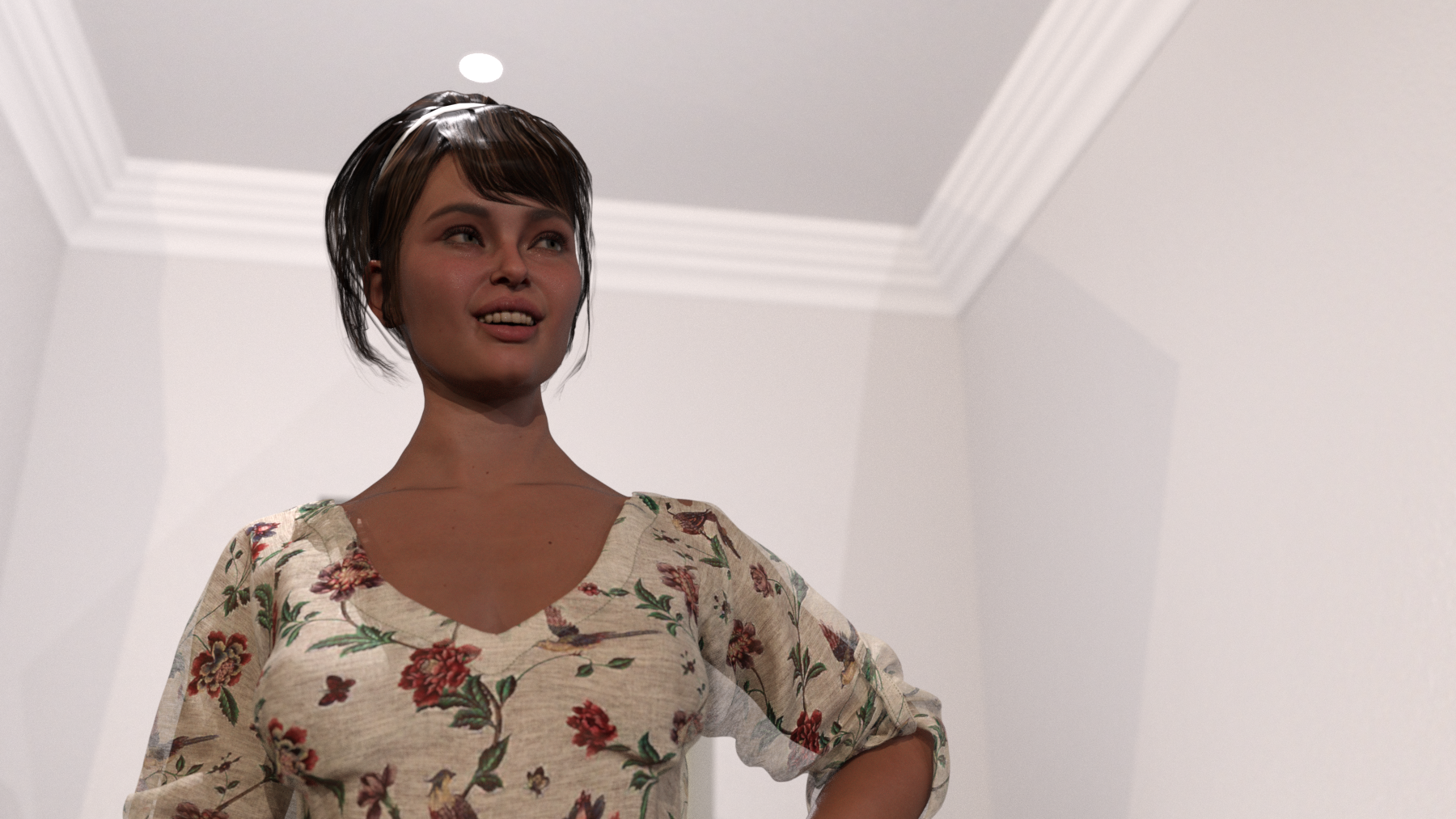 欧美SLG汉化3D丨与维姬一起生活LivingwithVickyv0.4汉化版丨【20230607】 游戏截图 3