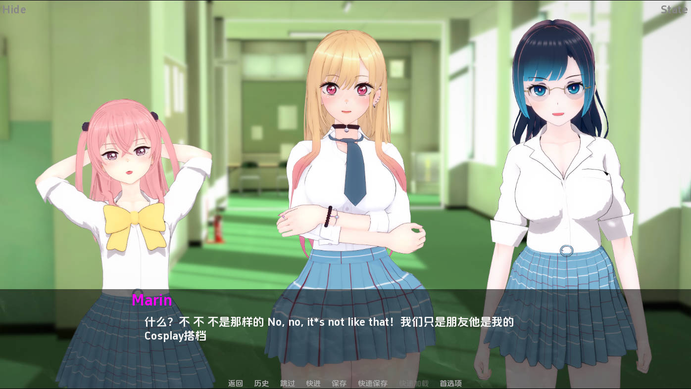 SLG/汉化/动态丨 更衣人偶NTR/My Dress Up NTR Unseen Desire v0.2 A汉化 【20241107】 游戏截图 4