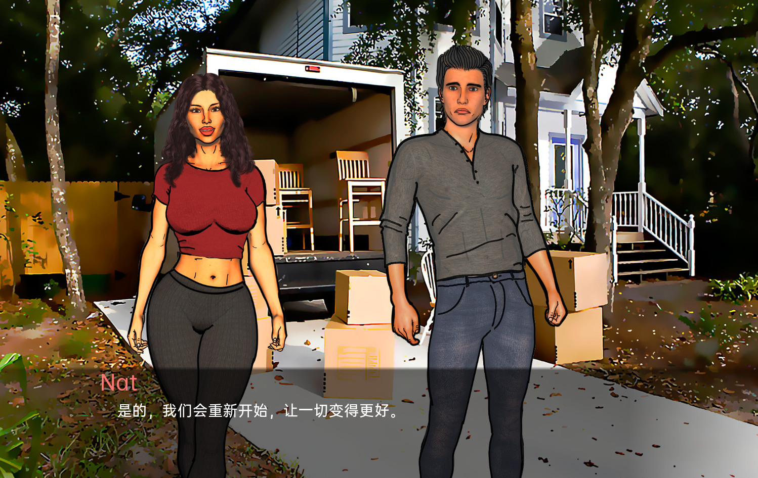 欧美SLG汉化 丨 情侣的爱与欲望二重唱 A Couple's Duet of Love & Lust v0.8.7 【20230626】 游戏截图 5