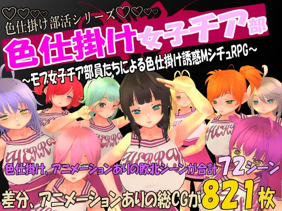 RPG/PC/机翻汉化丨 色狼女子啦啦队~啦啦队成员们的调情诱惑M情节RPG~ 色仕掛け女子チア部~ 【20240608】 游戏截图 4