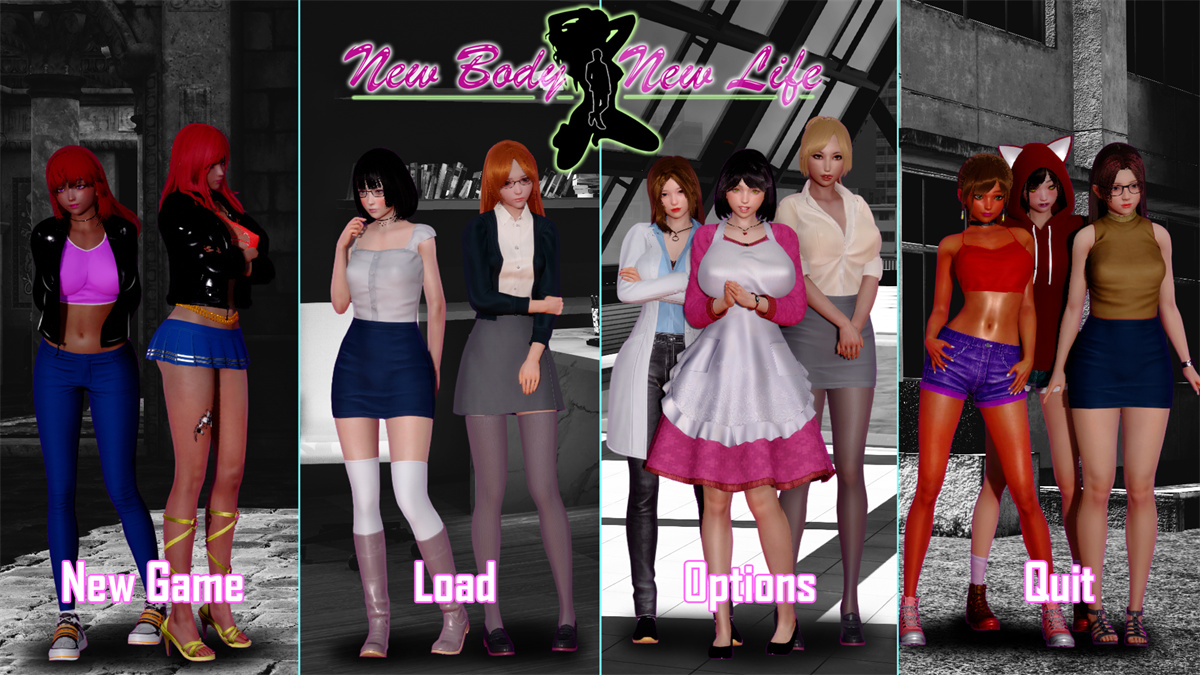 欧美SLG汉化动态丨新身体 - 新生活重制版 New Body - New Life Remake  v0.14【20240313】 游戏截图 1