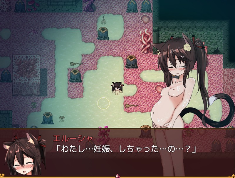RPG/PC/机翻汉化丨 不谙世事的猫艾露莎 世間知らずの猫エルーシャ 【20240602】 游戏截图 1