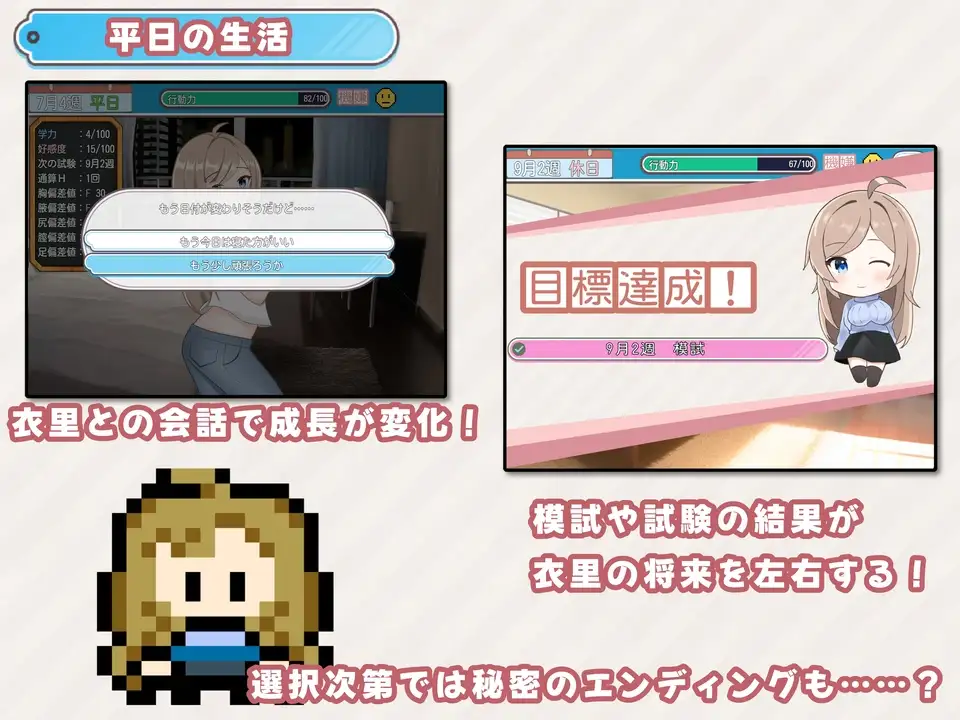 SLG/AI智能翻译丨受験性活～欲しいのはあなたの合格通知～【20240402】 游戏截图 5