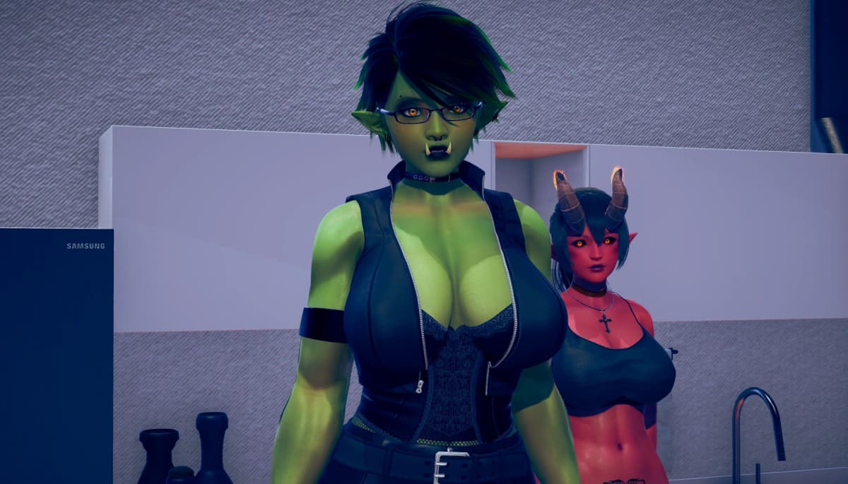 亚洲SLG/AIGPT汉化/3D丨不规则的幻想世界 Irregular Fantasy World: A Sapphic Adventure  Ep.3【20241201】 游戏截图 8