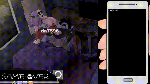日式SLG/动态丨 夜里躲避继母的强奸与女友手机聊天 AlArm V0.4 机翻步兵版 【20240920】 游戏截图 2