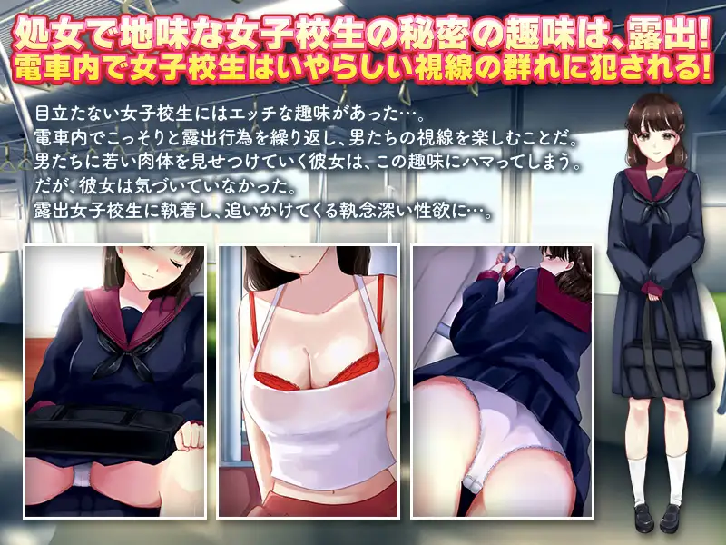 ADV/PC/机翻汉化丨 電車露出娘と盗撮ストーカー 【20240613】 游戏截图 2