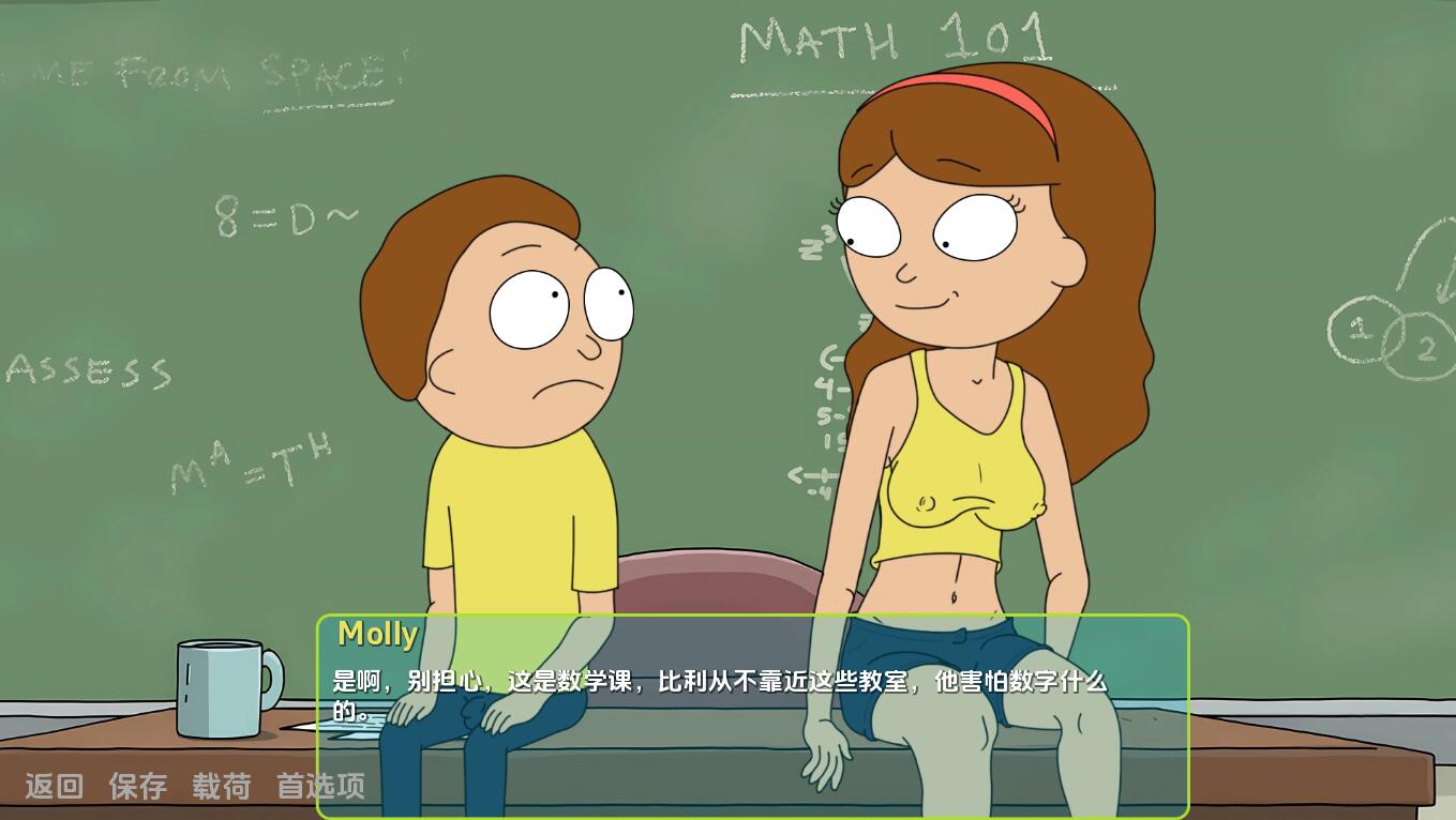 SLG/中文丨 最难缠的中央有限曲线 Rick and Morty - The Perviest Central Finite Curve  v3.5【20250324】 游戏截图 1