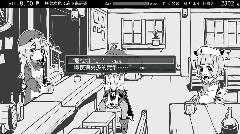 爆款SLG汉化动态丨妹同居黑白2：异世界幻想 V1.43v2精翻汉化步兵版丨【20230715】 游戏截图 3