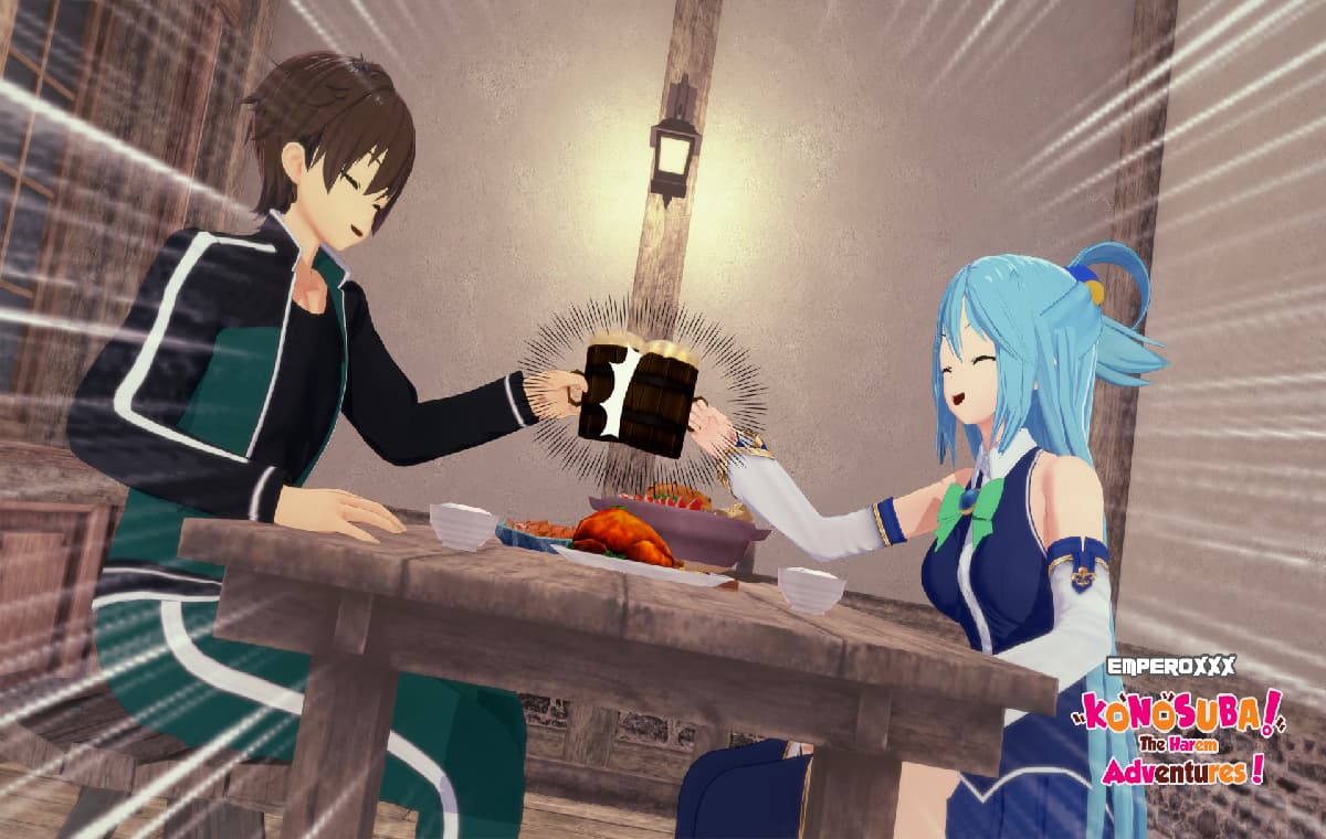亚洲风SLG/同人/更新丨 为美好的世界献上祝福:后宫大冒险 KonoSuba - The Harem Adventures v2.5b 汉化版【20250403】_1 游戏截图 7