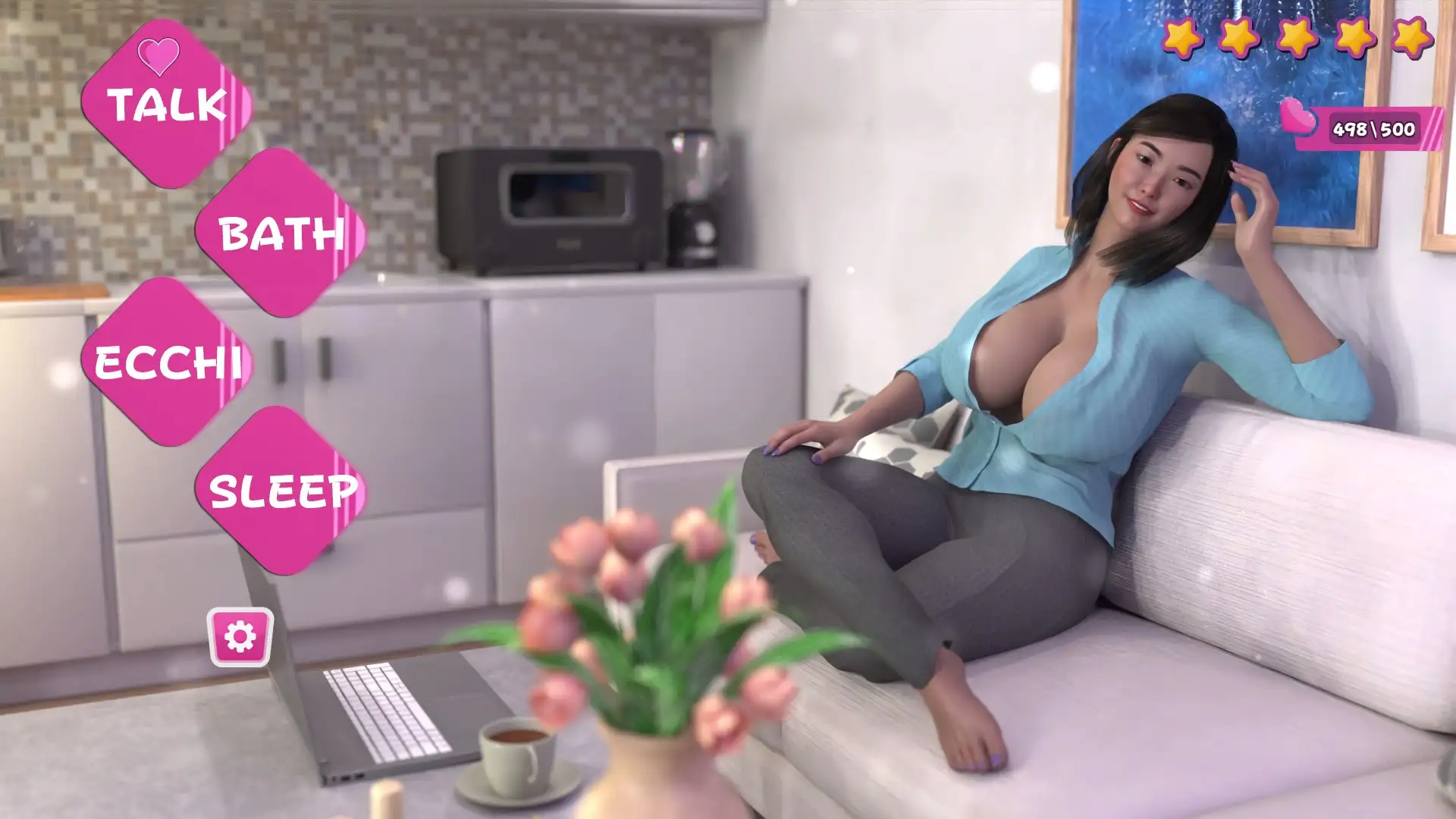SLG/AI汉化丨 我的丰满熟女现在有男朋友了! My busty MILF has a boyfriend now! 【20241202】 游戏截图 2