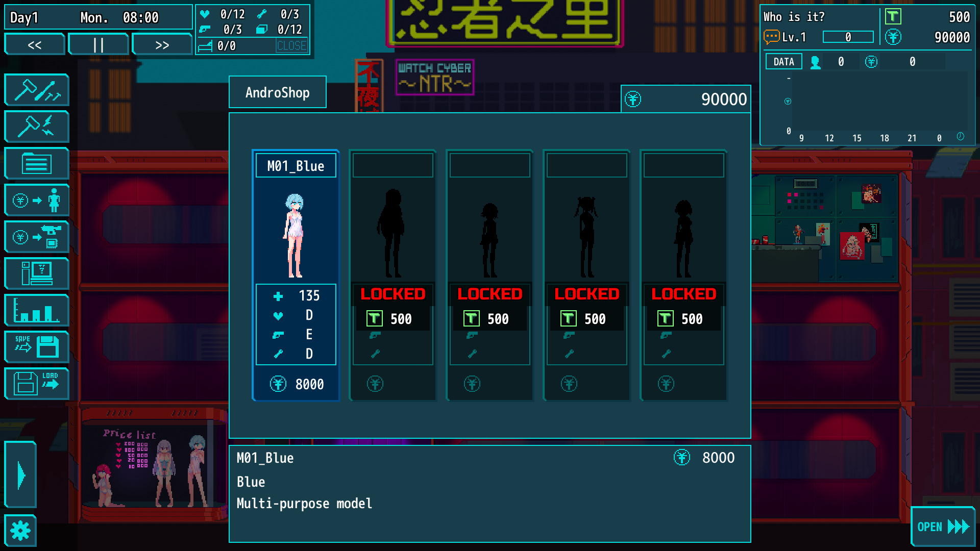 赛博朋克昌馆:MARIONETTE V21.1226官方中文版【模拟经营】 游戏截图 7
