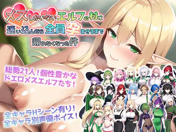RPG/机翻/双端 | 误入雌性精灵村/メスしかいないエルフの村に迷い込んだら全員孕ませるまで帰れなくなった件 【20230514】 游戏截图 4