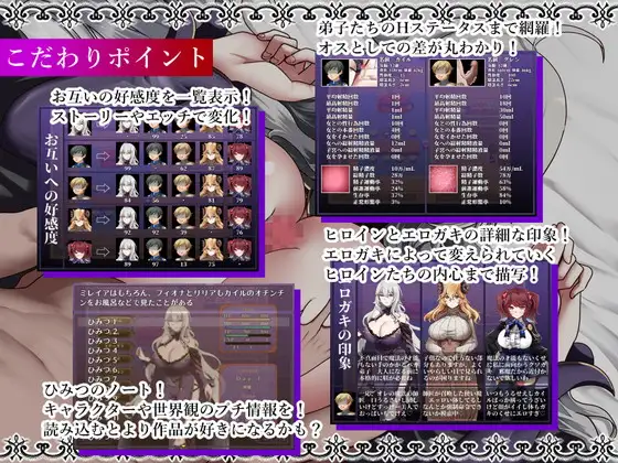 RPG//AI汉化丨 魔女和两名徒弟 ～纯真的爱徒和欲望满满的废物徒弟～ Ver1.03 魔女と二人の弟子 ～純真な愛弟子と欲望塗れの屑弟子～ 【20240720】 游戏截图 8