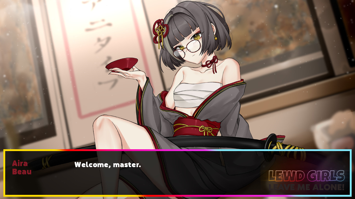 SLG/新作/官中无码丨Lewd Girls, Leave Me Alone! I Just Want to Play Video Games and Wat【20231005】 游戏截图 1