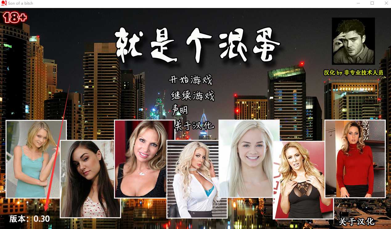 真人QSP大型SLG汉化丨就是个混蛋(城市英雄)0.31 sobSon of a bitch 精翻汉化版【20240503】 游戏截图 7