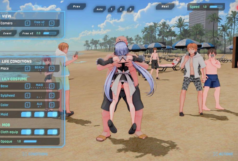 3D游戏/动态丨（驱动妖精新作）莉莉酱 可操作化！/リリィちゃんプレイアブル Ver0.04 先行体験版 【20250404】_1 游戏截图 2