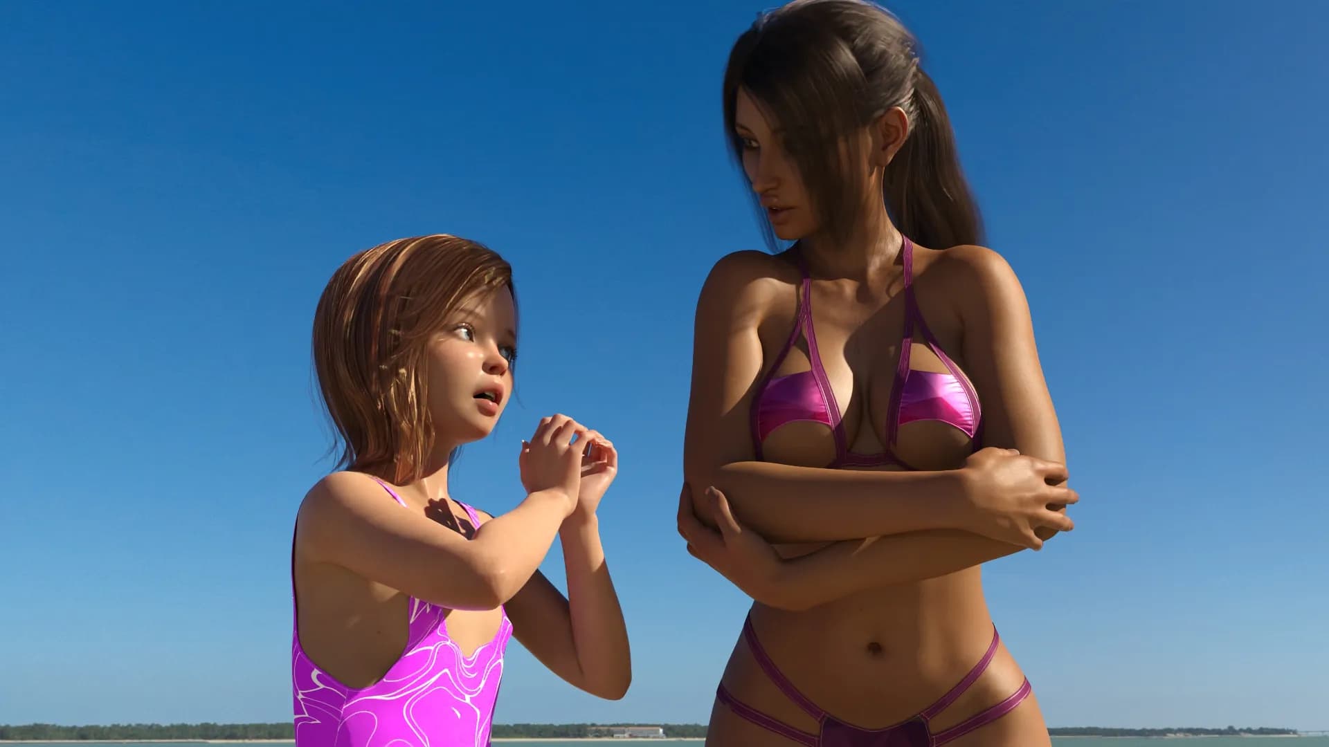 欧美SLG/AIGPT汉化/3D丨我们是裸体主义者 We're Nudists   Ep. 3【20241230】 游戏截图 2