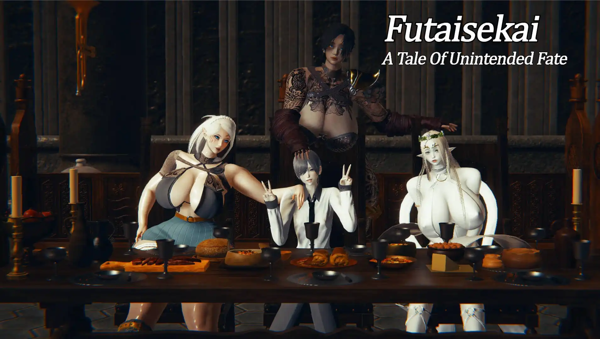 扶她SLG/汉化/动态丨二井会：意外命运的故事/A Tale of Unintended Fate v0.19【20240804】 游戏截图 2