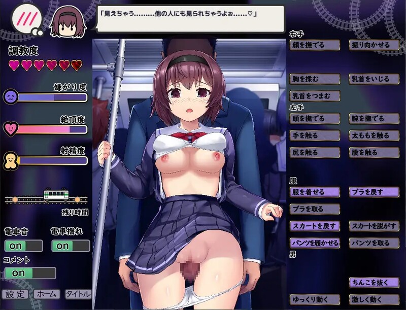 互动/动态/触摸/JK/汉化/600MB丨痴汉电车运行中/痴漢は電車の中で V1.0【20241102】 游戏截图 6