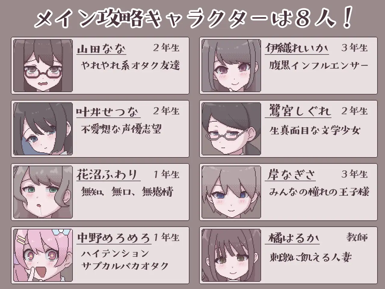 SLG/AI汉化丨 双性人受欢迎的生活 ふたモテ生活 ～ふたなり陰キャのハーレムシミュレーション～ 【20250324】 游戏截图 1