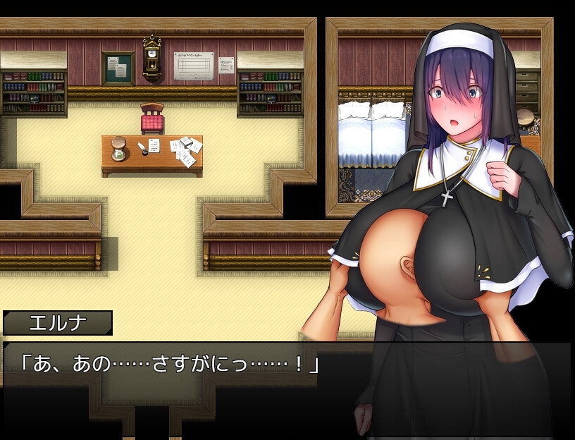 精品RPG/GPT3.5汉化丨圣女爱尔娜与堕淫之书 〜爆乳修女的H任务~ v1.03【20231102】 游戏截图 4