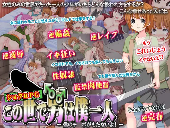 日式RPG/后宫丨 這個世界上只有我一個男人/この世で男はボク一人～僕のチ○ポがもたないよ! 官方中文版+存档 【20240920】 游戏截图 6