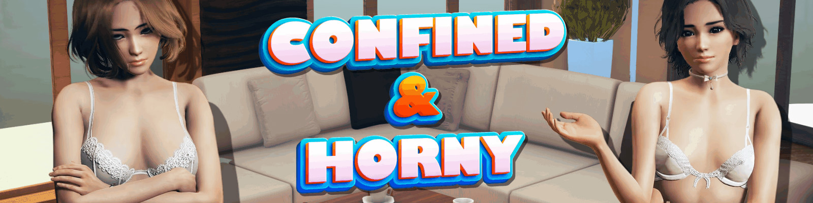 受限和角质 Confined and Horny  v0.2 【PC10月】 游戏截图 1