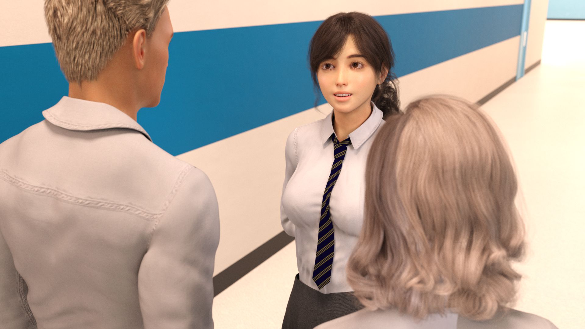 欧美SLG汉化动态丨裸体学校 Nudist School v0.9 【20231016】 游戏截图 8