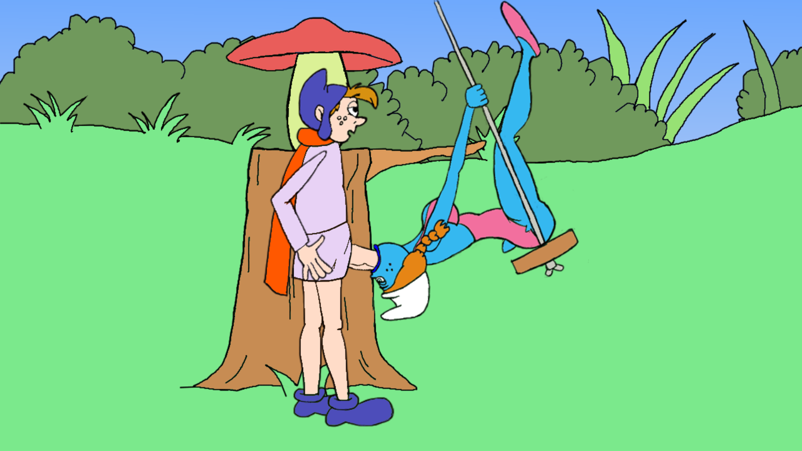 欧美SLG汉化动态丨蓝精灵 Smurfing the Smurfettes  v0.18【20240129】 游戏截图 4
