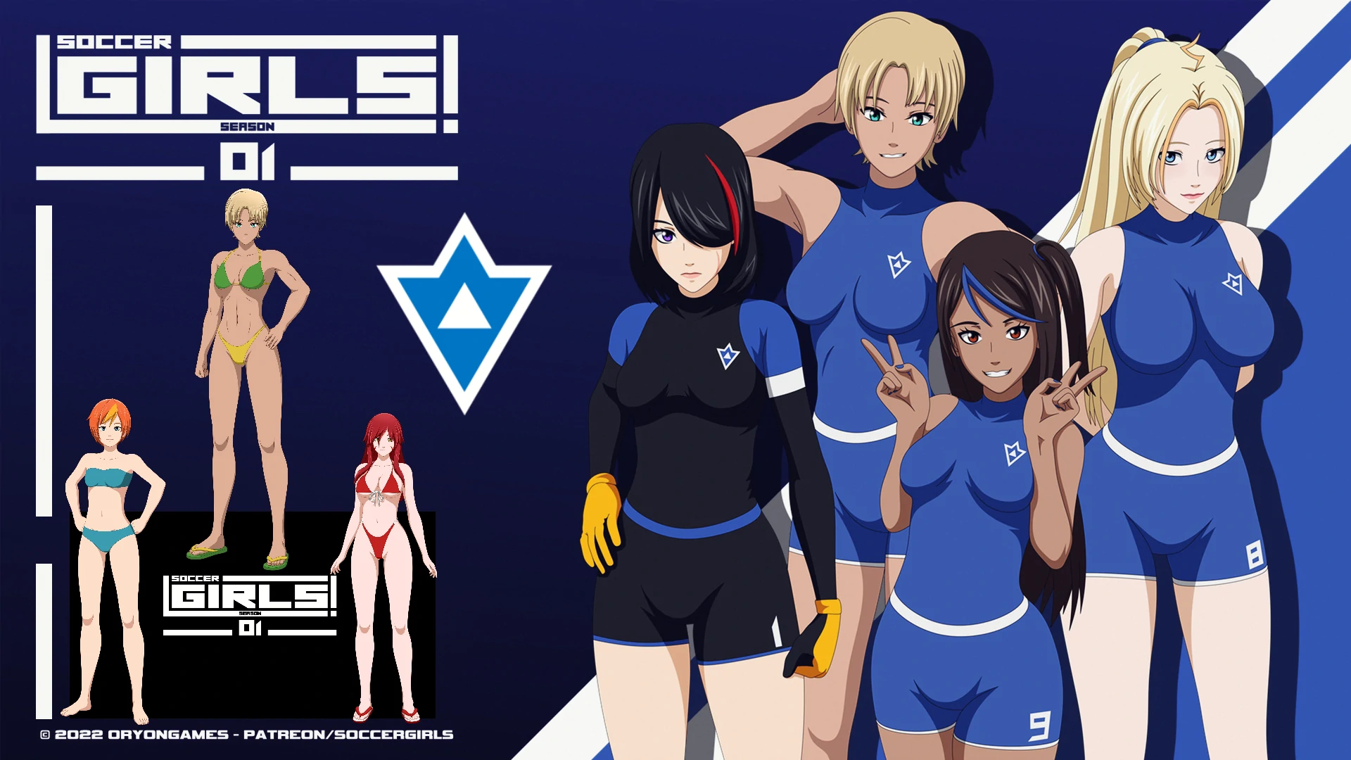 欧美SLG/AIGPT汉化/3D丨足球女孩Soccer Girls!  v0.0.2【20240719】 游戏截图 2