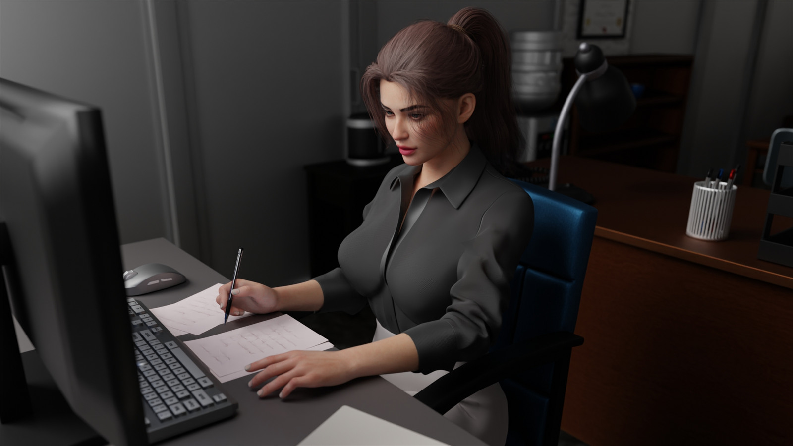 欧美SLG汉化无码 丨 看不见的本能Unseen Instincts v0.15 【20230626】 游戏截图 5