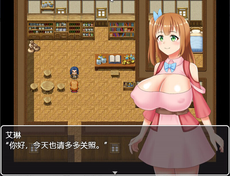 探索RPG/被NTR/阿黑颜丨 戴绿帽子的炼金术士艾琳和贪婪的村庄   V1.0 内置AI汉化+全CG存档【20241021】 游戏截图 1