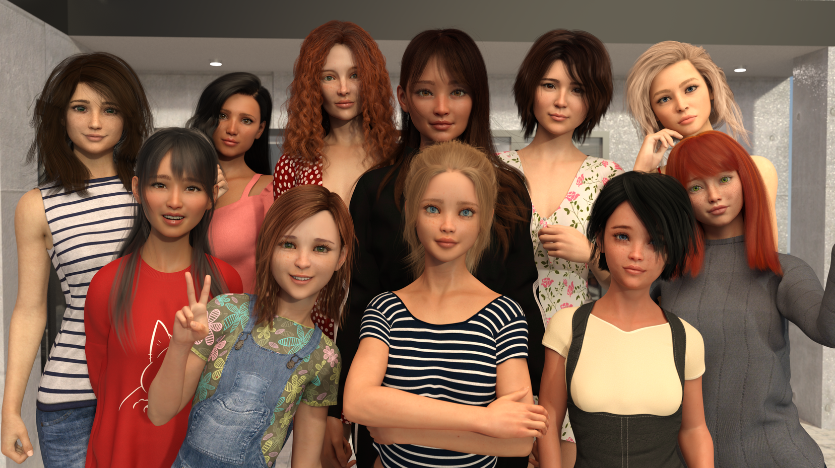 【欧美SLG汉化动态】我的新回忆 My New Memories v0.4 汉化版 游戏截图 1