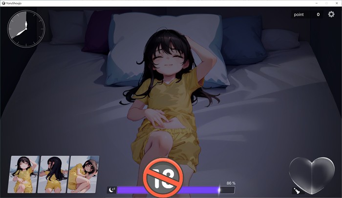 互动SLG/新作丨夜の遅い時間、寝ている少女の家丨【20230607】 游戏截图 5