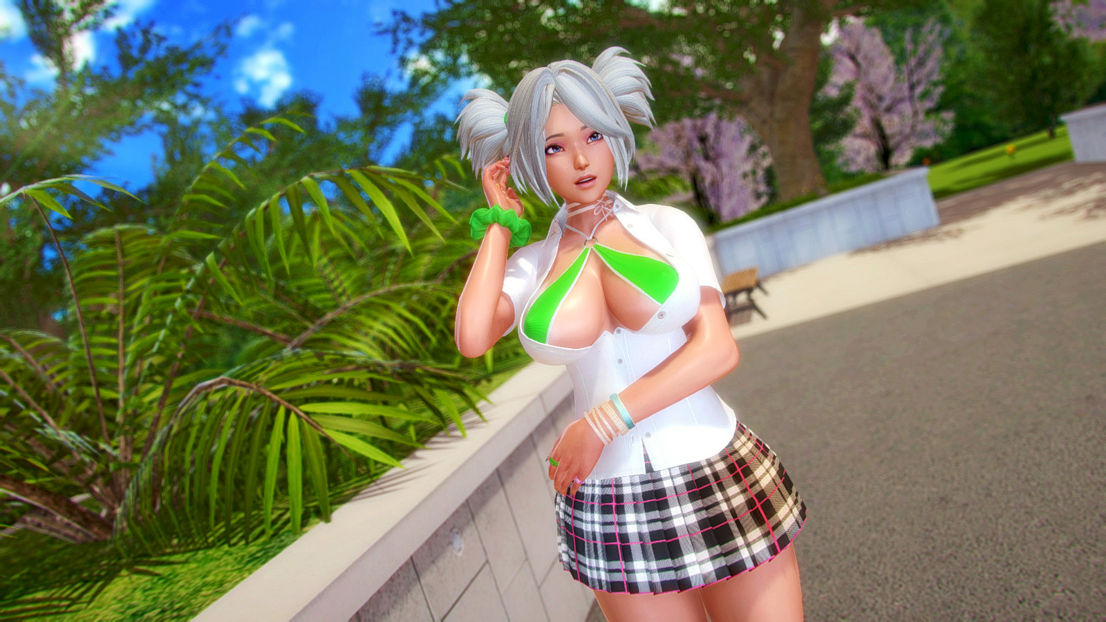 温泉学院 Hot Springs Academy0.3A 汉化版 游戏截图 1
