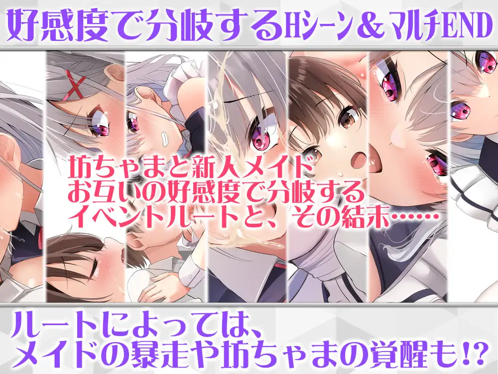 SLG/PC/机翻汉化丨 ~新人女仆和少爷的,色情宅邸小庭性活~ メイドイン!~新人メイドと坊ちゃまの、エッチなお屋敷箱庭性活~ 【20240710】 游戏截图 5