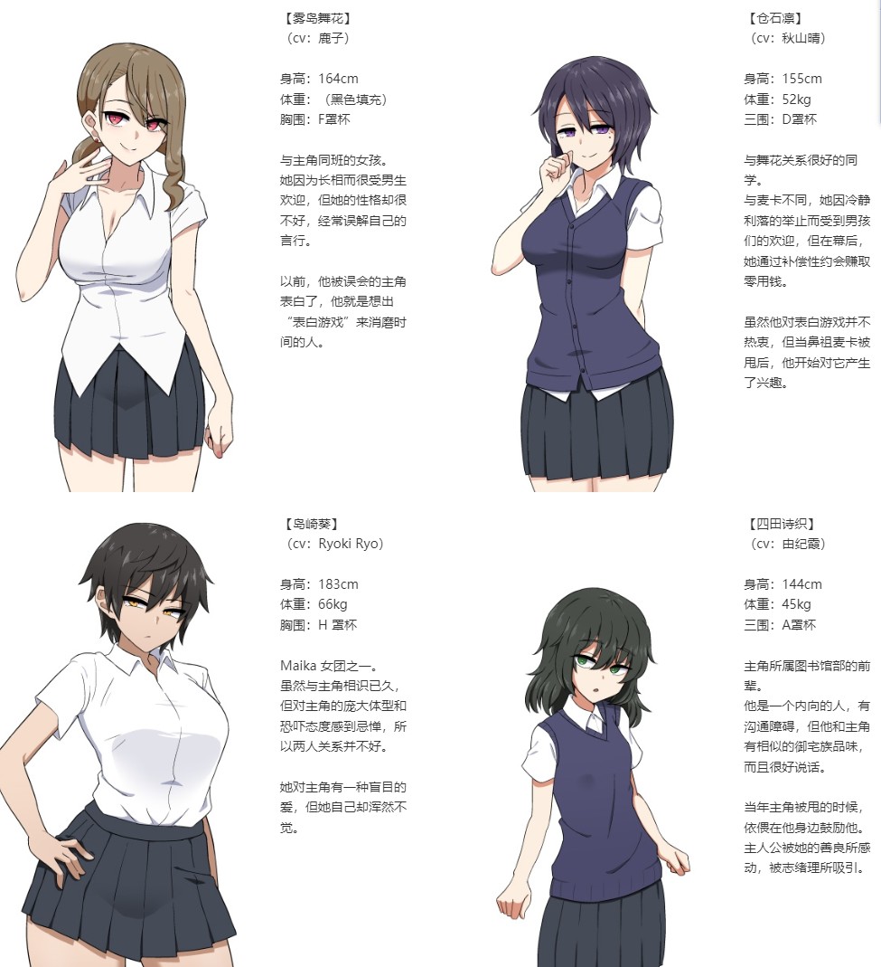SLG/更新/汉化/NTR 丨 忍耐色诱的告白游戏 V2.0 后日谈/コクハクゲエム 【20230626】 游戏截图 8