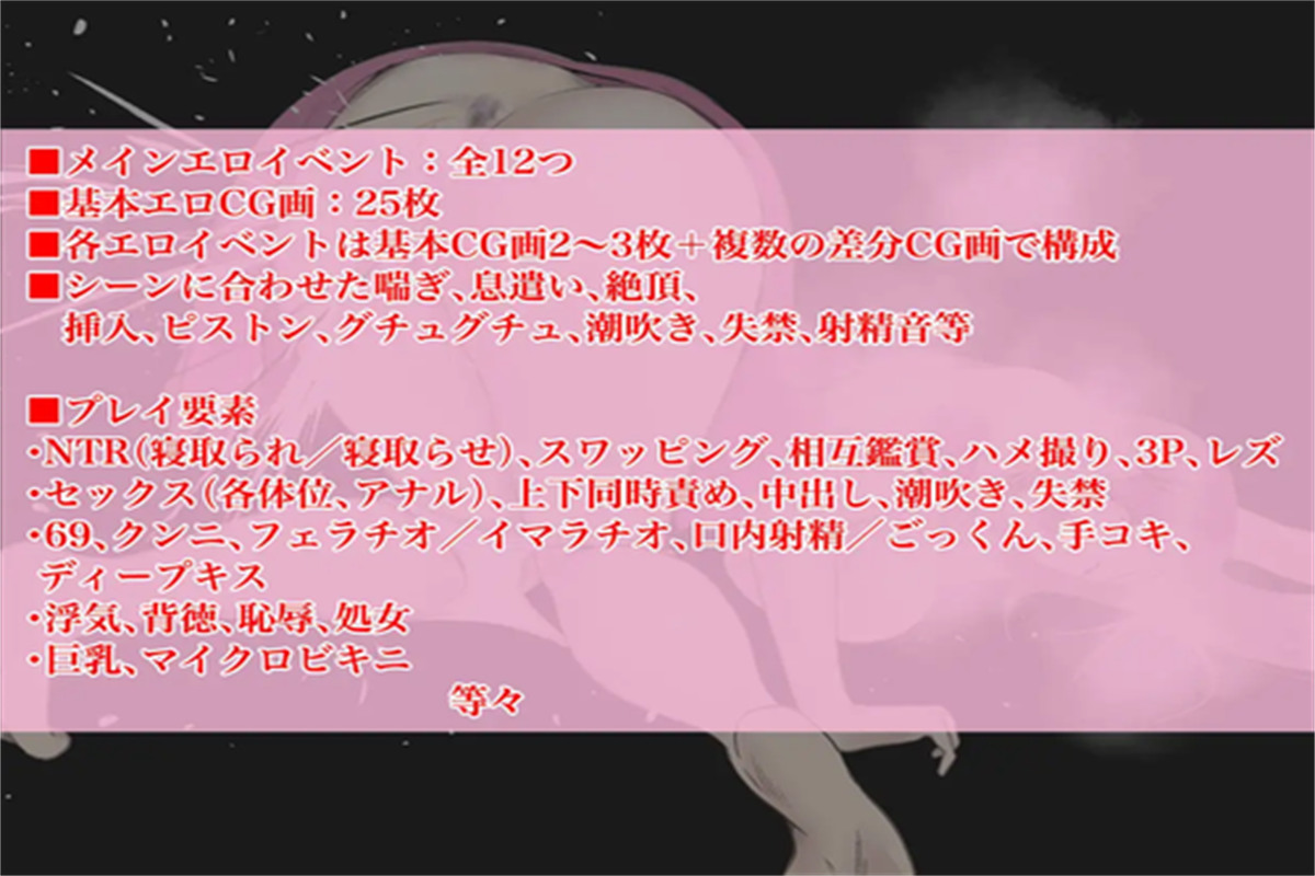 日系RPG2D汉化 丨 NTR性癖がある俺が大切な彼女と相互鑑賞してみたら Ntr性癖的我和重要的她相互鉴赏汉化版 【20230626】 游戏截图 4