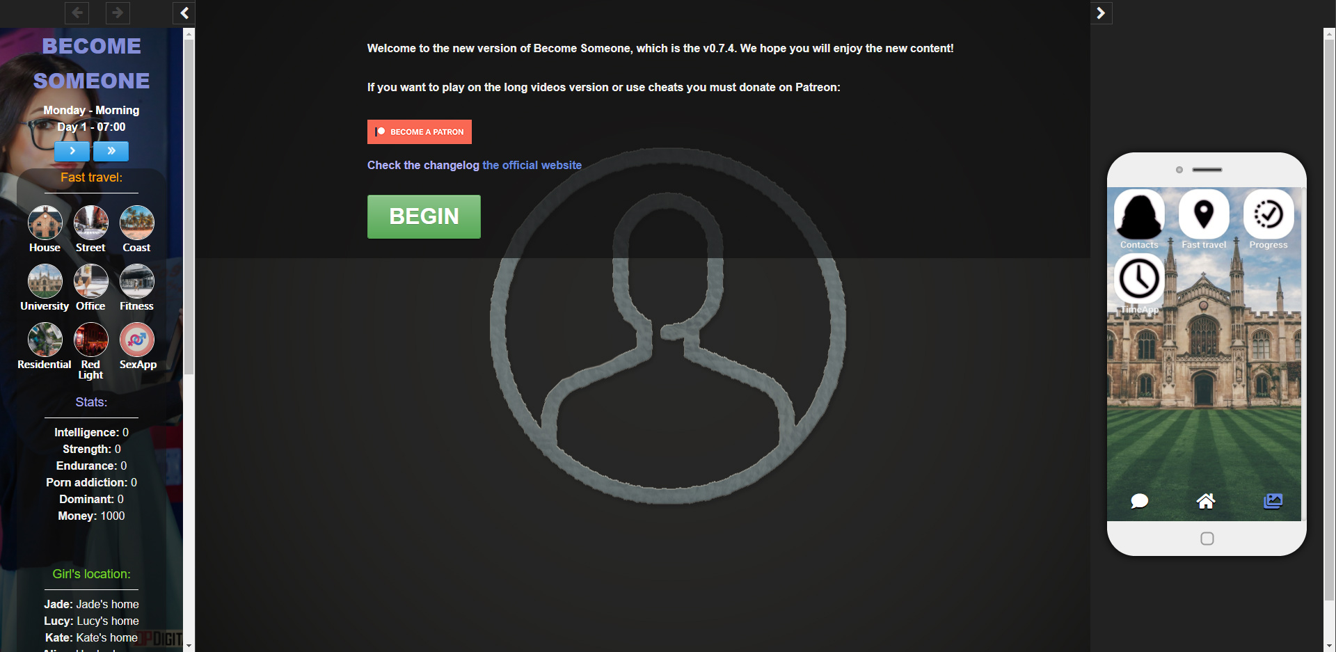 现实真人HTML浏览器汉化丨成为某人 Become Someone v1.20 【20230706】 游戏截图 3