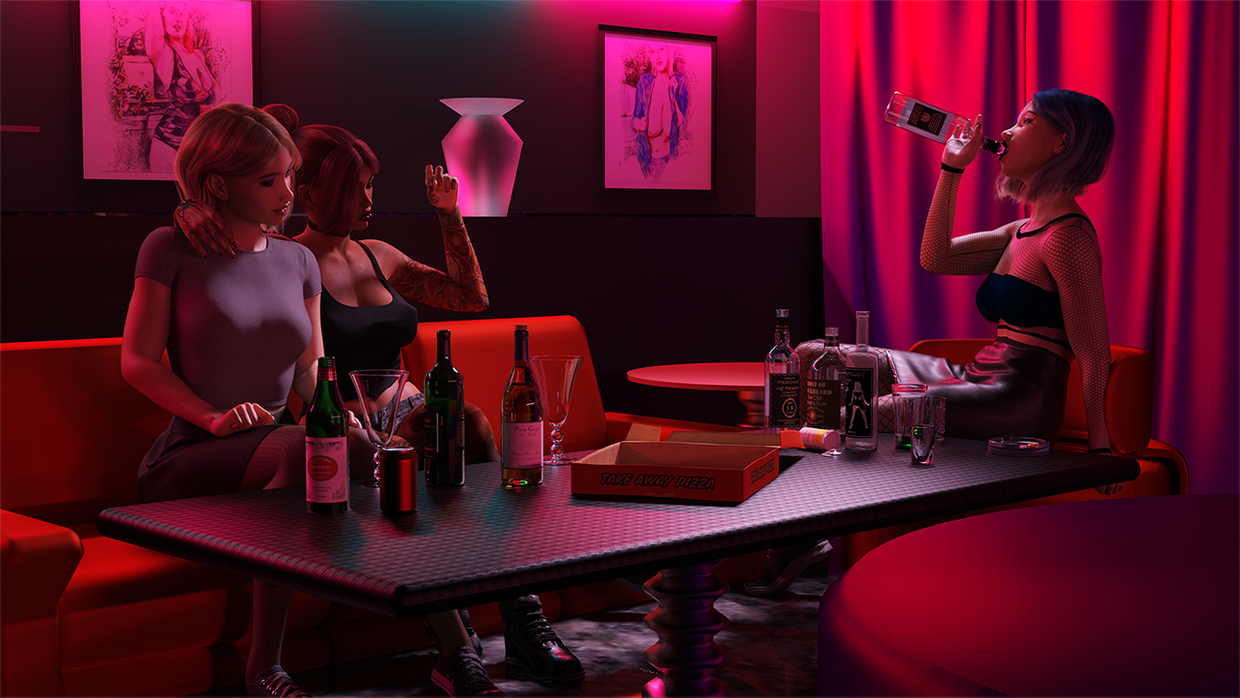 欧美SLG汉化扶她 | 红房子 The Red Room V0.5b【20230513】 游戏截图 8