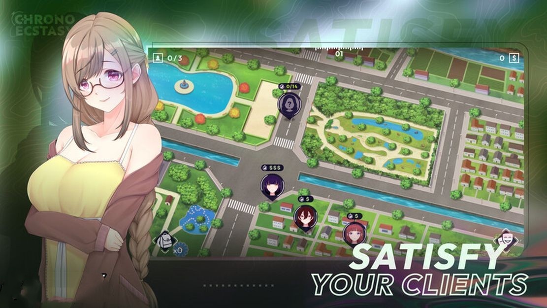 亚洲风SLG/步兵/动态/更新丨 时间狂喜 时间停止 Chrono Ecstasy V0.2.1 /汉化 机翻版 【20241015】 游戏截图 6